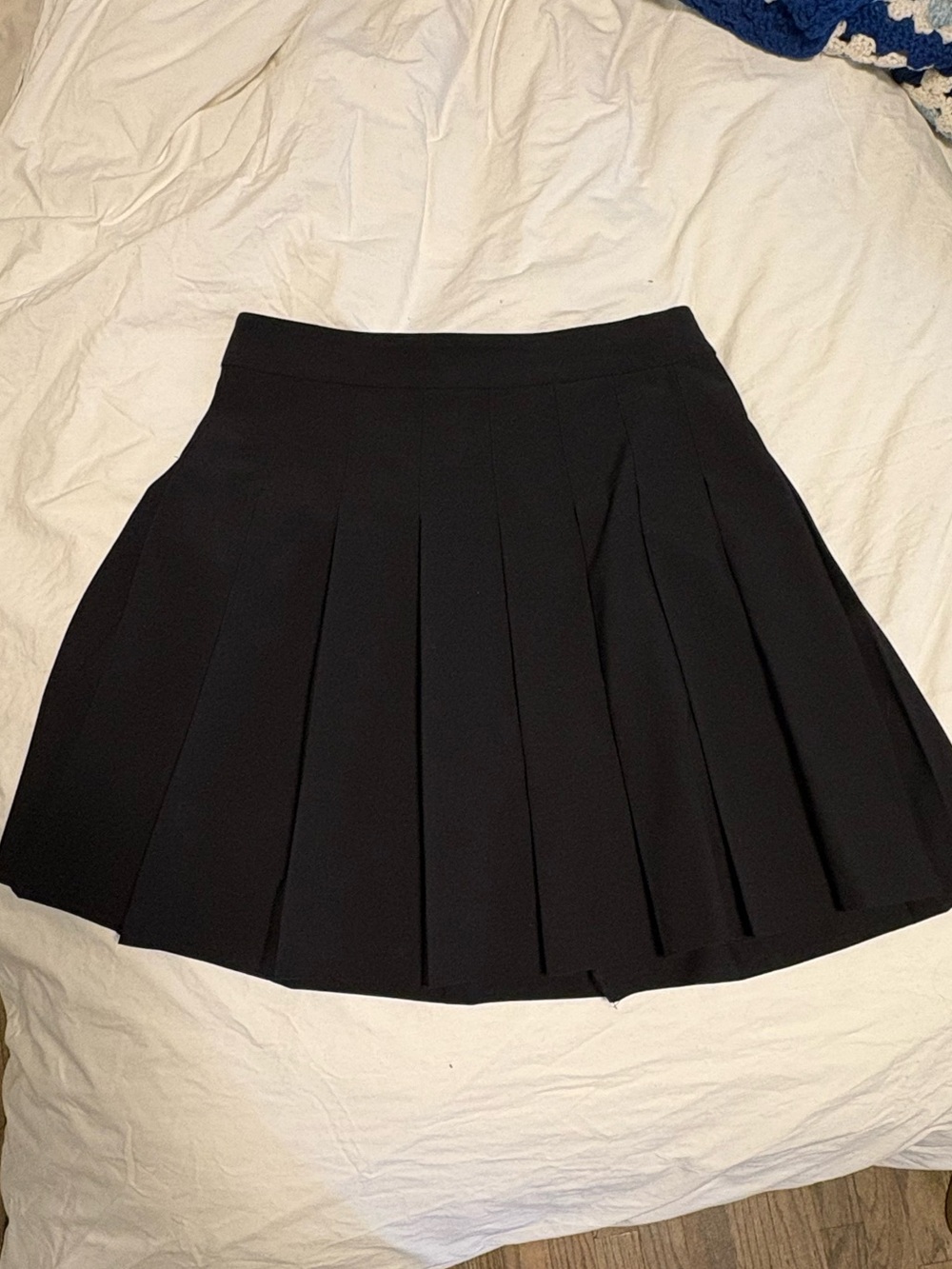 Sunday Best Black Pleated Skirt